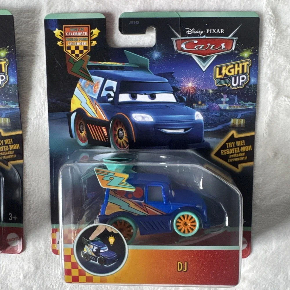 2026 Disney Pixar Cars Race To Celebrate Light Up Complete Set of 6
